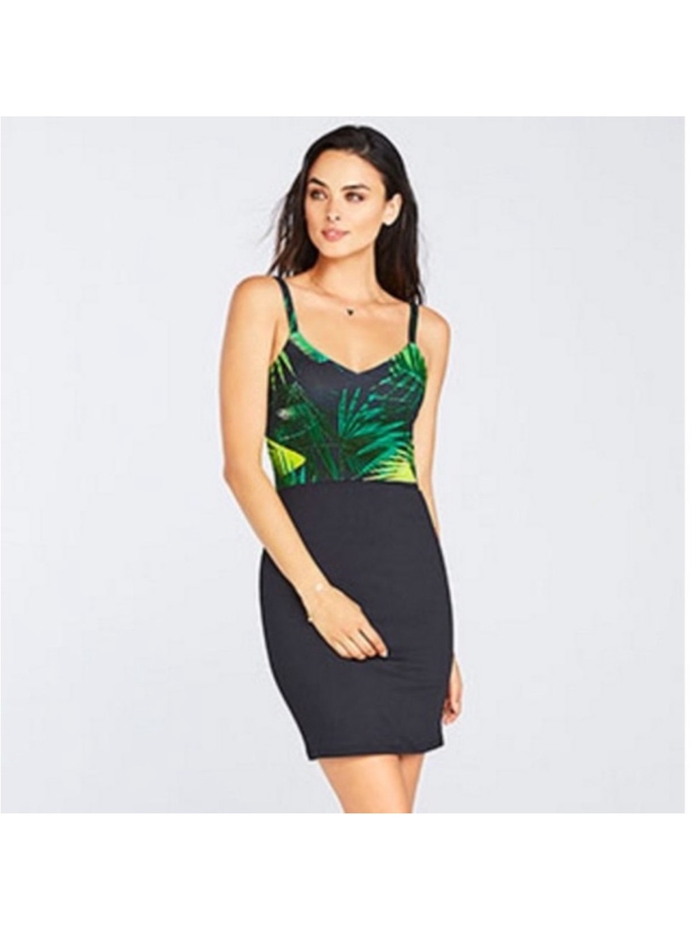 Fabletics MALINDI CROSS BACK SLEEVELESS BUILT-IN BRA REMOVABLE CUP DRESS XS SZ 4